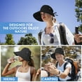 thumbnail image 4 of REDESS Sun Hats for Women Uv Protection Wide Brim Visor Floppy Womens Beach Cap, 4 of 8