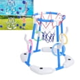 thumbnail image 1 of Floating Basketball Hoop, Pool Basketball Hoop 2 in 1 Safe Easy To Assemble with Pump Ball for Outdoor Blue, 1 of 7