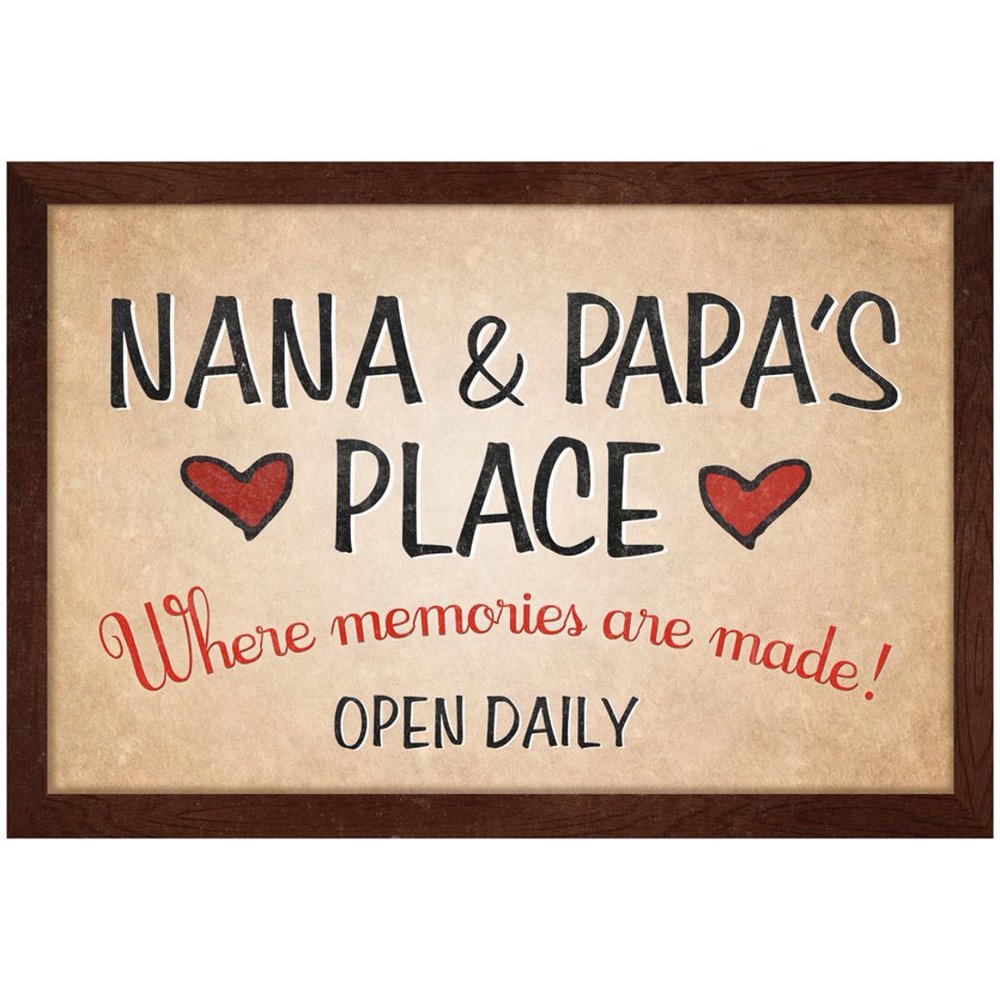 Nana and Papa's Place Poster 19x13
