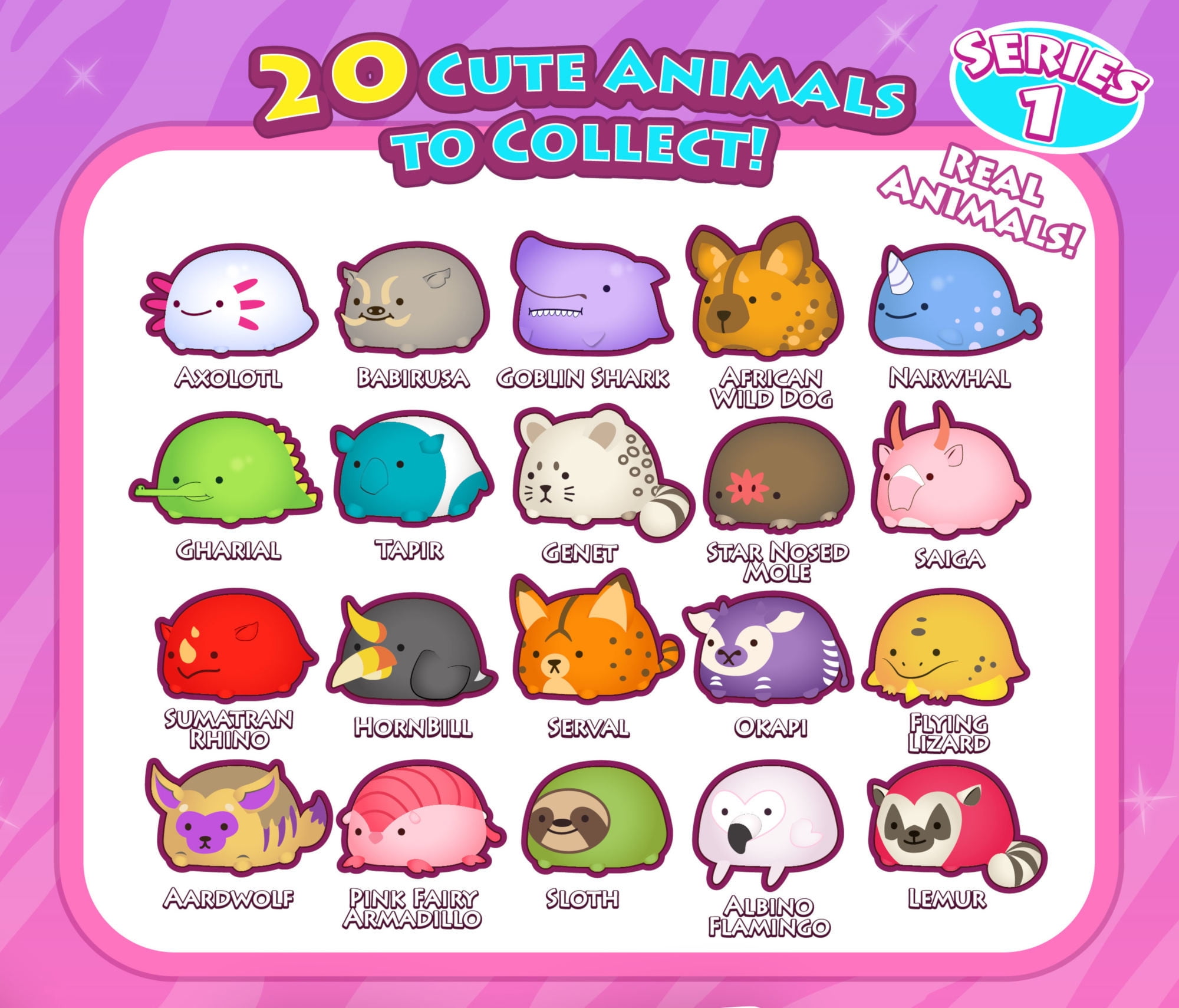 micro zoo plush