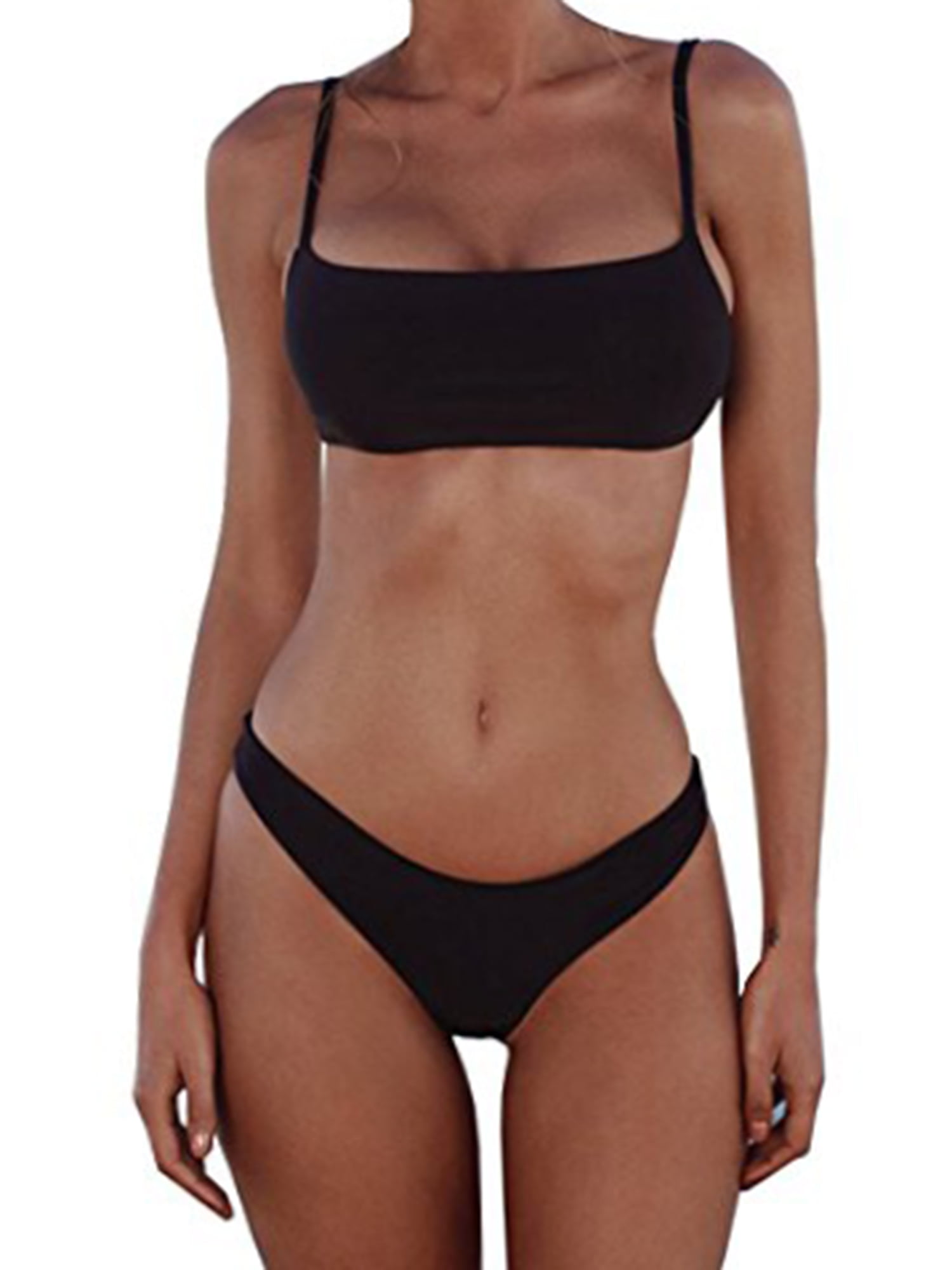 Summer Mae Women Brazilian Thong Cut Swimsuit Short Bikini Bottom