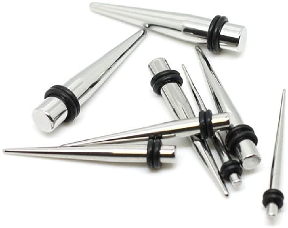 Surgical Steel 12G (2MM) Tapers / Hangers / Stretcher's 2 Pieces (1 Pair) (B/2/358) - image 2 of 5