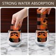 thumbnail image 4 of 2 Pcs Funny Kitchen Towels,Checkered Pumpkin Halloween Pattern Microfiber Dish Towels,Kitchen Tea Towels,Kitchen Towel Set (18" X 26"), 4 of 7