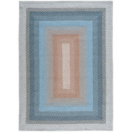 - Nourison Craftwork Hand-Woven Blue Area Rug