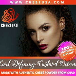 Chebe Curl Defining Custard Cream - 8 ounces (Best Curl Defining Cream For Natural Hair)