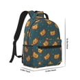 thumbnail image 2 of Yiaed Hot Dog 6 Print School Backpack College Backpack Daypacks for Students High School Spacious and Durable Daypack for Work and Travel-One Size, 2 of 6