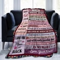 thumbnail image 2 of Aunt Gifts from Niece Mothers Day Blanket Gifts for Aunt Birthday Gifts for Aunt Christmas Thankgiving Gifts Ideas for Auntie Throw Blanket 50"x60", 2 of 6