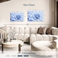 thumbnail image 4 of Elephant Stock Pastel Blue Dahlia Wall Art - Horizontal Canvas Wall Art - Living Room Wall Decor - Floral And Botanical Canvas - Blue And White Decor - 36" x 24", 4 of 8