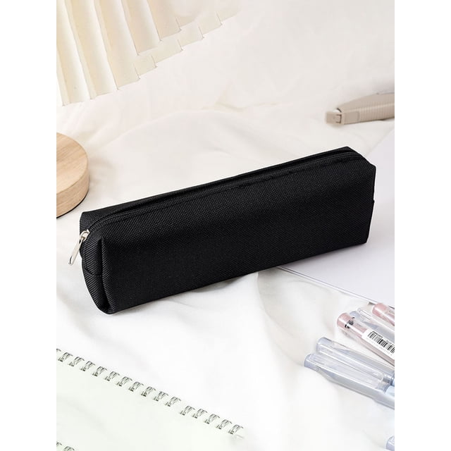1pc Solid Color Simple Pencil Case