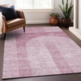 thumbnail image 6 of Addison Rugs Mayfield Washable Transitional Art Deco Blush Rectangle Rug, 10' x 14', 6 of 6