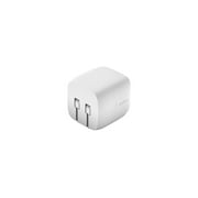 Belkin BoostCharge Compact Wall Charger 30W, USB-C Power Delivery Fast Charging for Apple iPhone 16, 15, 14, Samsung Galaxy S25, Galaxy S24, iPad, AirPods, Tablet, Nintendo Switch 2 & More - White