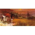 thumbnail image 2 of Haenraets, Willem 32x18 White Modern Wood Framed Museum Art Print Titled - Romantic Tuscany I, 2 of 4