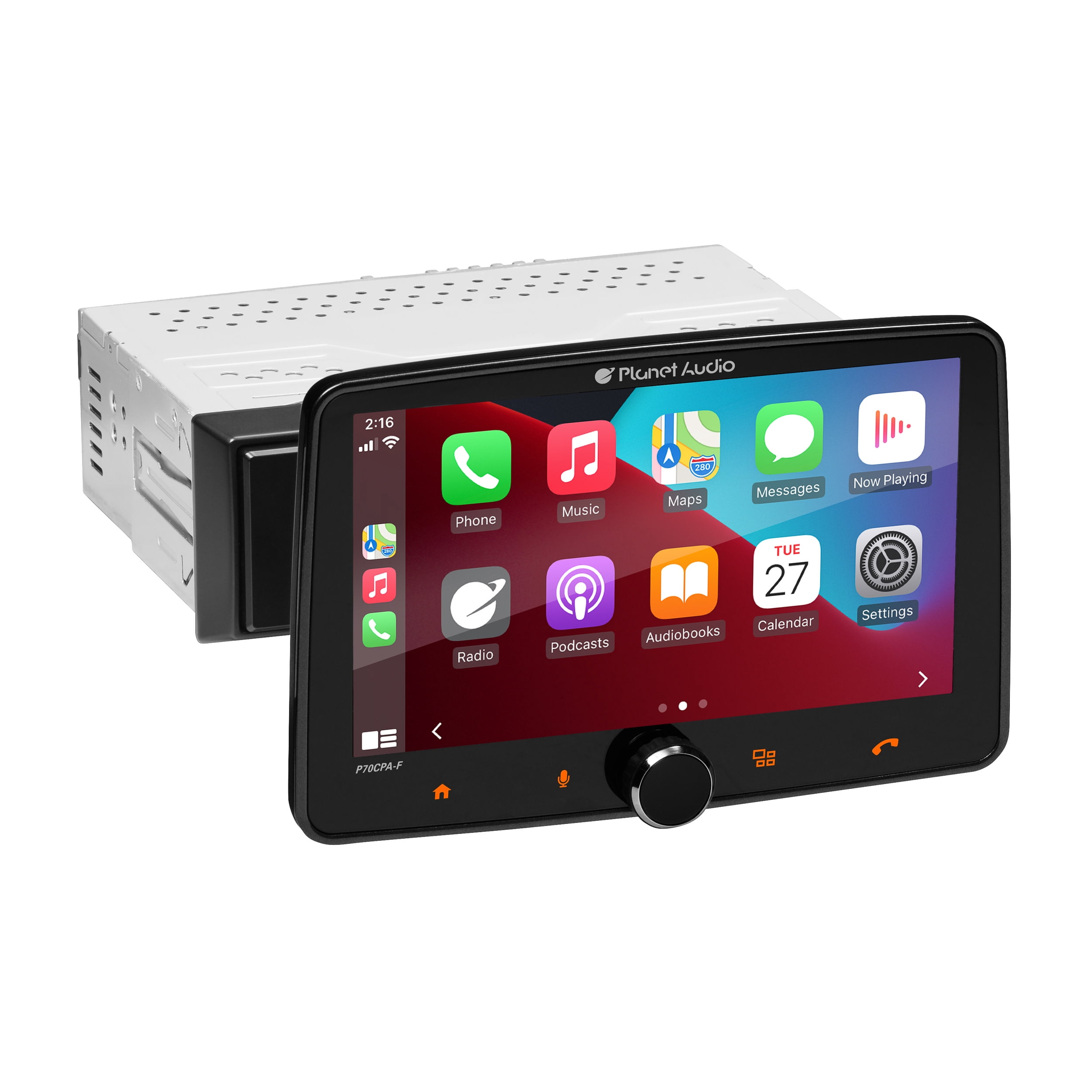 Planet Audio P70CPA-CF 7” CarPlay Android Car Stereo - Walmart.com