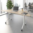 thumbnail image 2 of Synergy 72-inch Trapezoid Modular Conference Table in Elm - Engineered Wood, 2 of 8