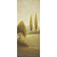 thumbnail image 2 of Marcon, Michael 10x18 Gold Ornate Wood Framed with Double Matting Museum Art Print Titled - Beyond Elgin I-evergreen trees, 2 of 4