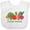 AA-White, variant on Inktastic Team Veggie Boys or Girls Baby Bib