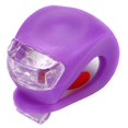 thumbnail image 3 of Luz Trasera de La Lámpara Del Asiento Trasero Delantero de de La Luz de La Bici Del Silicón - Púrpura Sunnimix Luz trasera de bicicleta, 3 of 8
