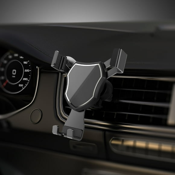 EGNMCR Lightweight Alloy Mirror Gravity Car Phone Holder Car Navigation Car Phone Holder, Thickened Silicone Pad, Gift