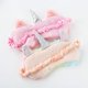thumbnail image 4 of Antifaz para dormir para niños Oso de Fresa Unicornio 3D Felpa 18 cm x 15 cm, 4 of 5