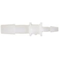thumbnail image 2 of Eldon James C4-2HDPE Natural High Density Polyethylene Reduction Coupler, 1/4" Hose Barb to 1/8" Hose Barb (Pack of 10), 2 of 2