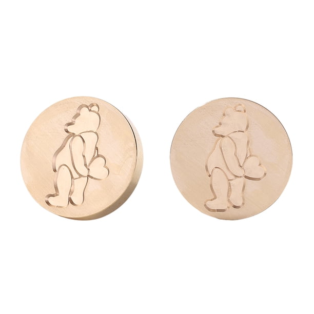 Cuadros Decorativos Sello de cera de 25 mm Sello de dibujos animados Panda Cabeza de cobre Sellado de sobres DIY (B18) Sywqhk Nuevos Originales
