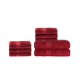 thumbnail image 2 of Bamboo Towel and Washcloths Set, 30" x 54", 16" x 30", Crimson by Blue Nile Mills, 2 of 7