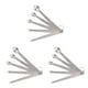 thumbnail image 2 of Paquete de 5 Cucharas medidoras de acero inoxidable Injueey con mango largo cabeza redondeada, 2 of 6