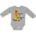 thumbnail image 3 of Inktastic 1st Birthday Giraffe Boys or Girls Long Sleeve Baby Bodysuit, 3 of 5
