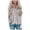 6, variant on Elegant Women Jacket Coat Women Pocket Zipper Solid Color Jacket Plush Sleeveless Lapel Vest Loose Coat