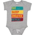 thumbnail image 3 of Inktastic Acting Eat Sleep Theater Repeat Boys or Girls Baby Bodysuit, 3 of 5