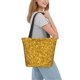 thumbnail image 2 of Balery Gold Glitter Bolsa de Hombro con Diseño, Bolsa Grande y Duradera, Bolsa Versátil para Compras, 2 of 6