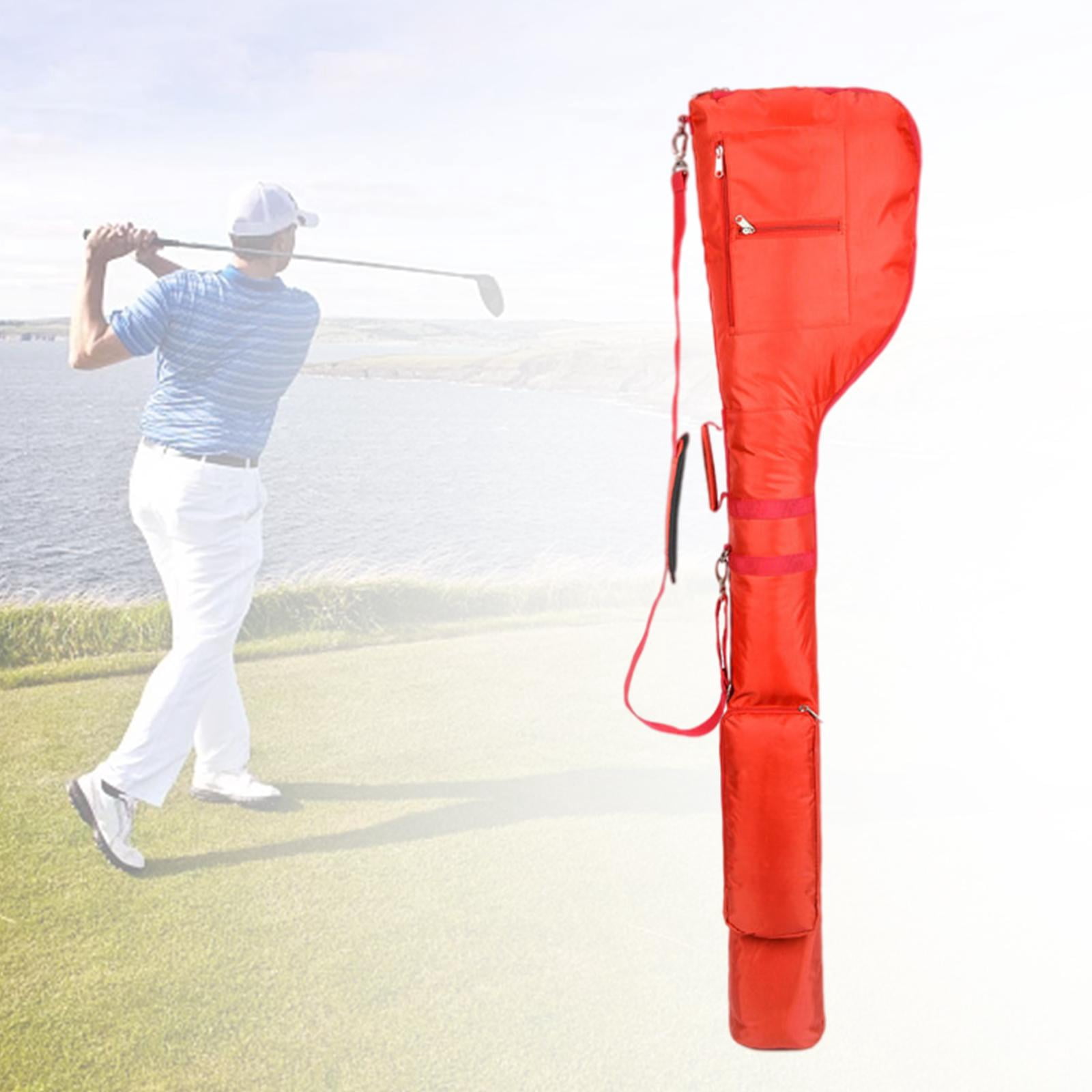 harayaa Golf Sunday Pencil Three Pockets Club Carry Bags Lightweight Zippered Waterproof