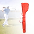 thumbnail image 3 of Golf Pencil Three Pockets Lightweight Zippered Water for , Portable Foldable Training Case, for s Accessories - Red, 3 of 10
