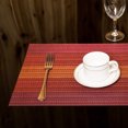 thumbnail image 1 of Set de 6 Sets de Table en PVC pour Table à Manger Tapis de Table en PVC Tissés Lavables Antidérapants Résistants à la Chaleur, 1 of 9