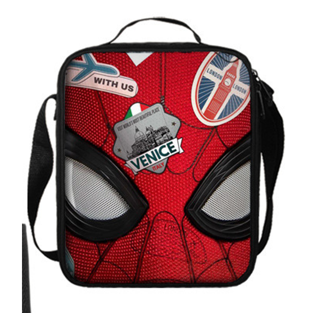 Marvel Comics Spider-Man mochila escolar de Manga para estudiantes, bolsa fresca de gran capacidad, mochila ligera de dibujos animados a la moda, bolsa de almuerzo escolar