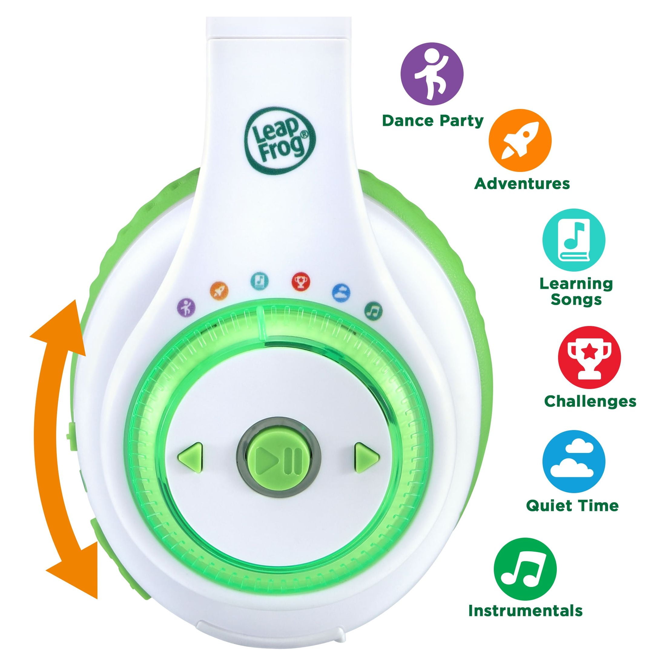 LeapPods Max™ Over-Ear Headphones for Kids, LeapFrog, Encourage Mindfulness, Imaginative Play
