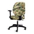 thumbnail image 2 of FKELYI Retro Palm Tree Print 2 Piece Office Chair Covers for Home Decor Washable Computer Chair Slipcover Desk Chair Protective Covers for Backrest & Cushion, 2 of 7