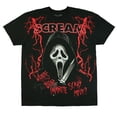 thumbnail image 2 of Ghost Face T-Shirt Men's What's Your Favorite Scary Movie Graphic Tee, 2 of 5