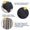 thumbnail image 3 of Bonnet Anti-Radiation Argenté Protection contre les Emf Casquette de Protection RF/micro-Ondes, 3 of 5
