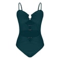 thumbnail image 6 of One Piece Swimsuit Women Spaghetti Strap High Cut Monokini Bathing Suit Swimwear, 6 of 7
