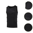 thumbnail image 6 of BAOSITY Mens Padded Vest Compression Vest Breathable Sleeveless Shirt Protective Shirt for Men Adults Basketball Outdoor Sports Rugby XXL, 6 of 8