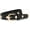 Black Gold Buckle, variant on Studded Belt for Womens Leather Belts for Jeans Dress Thin Ladies Punk Gothic Waist Belt Vintage