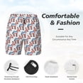 thumbnail image 3 of Fuzoiu Donkey Print Men's Swim Shorts,Quick-Dry Double-Layer Swim Trunks,Board Trunks,Beach Shorts Swimwear Bathing Suits-3X-Large, 3 of 6