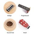 thumbnail image 3 of Yeacher 21 inch Kids Wooden UKulele 4-String Portable Guitar Instrument for Children Pick Stringed Instruments Mini Guitars, 3 of 8