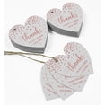 thumbnail image 5 of Inkdotpot Rose Gold Foil Paper Hang Tags Thanks From The New Wedding Favor Tags 50 Pieces, 5 of 6