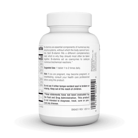 ソースナチュラルズ B-50 コンプレックス 100粒 タブレット Source Naturals B-50 Complex 100Tablets