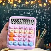 Dvkptbk A calculator Basic Standard Calculators Mini Digital Desktop Calculator with 12-Digit LCD Display- Calculator Pocket Size for Home School for Kids