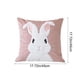 thumbnail image 3 of Uuiauoio Easter Pillow Covers Bunny Throw Pillow Covers 18 x 18 Inch Easter Decoration Rabbit Cushion Case for Bedroom Sofa Couch Easter Holiday Festivals Home Decor, 3 of 6