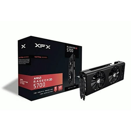 XFX RX 5700 8GB GDDR6 DD Ultra w/Boost up to 1750MHz 3xDP HDMI PCI Express 4.0 Graphics Card (Best Pci 2.0 Graphics Card 2019)