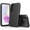 Black, variant on Hotpom for Samsung A35 5G Case Heavy Duty Shockproof Dust/ Drop Proof Full Body Protection Rugged Durable Women Men universal Phone Cover, Purple/ White